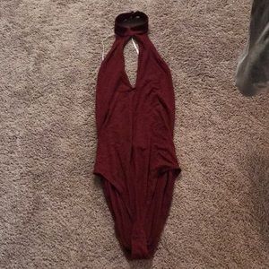 Halter top body suit